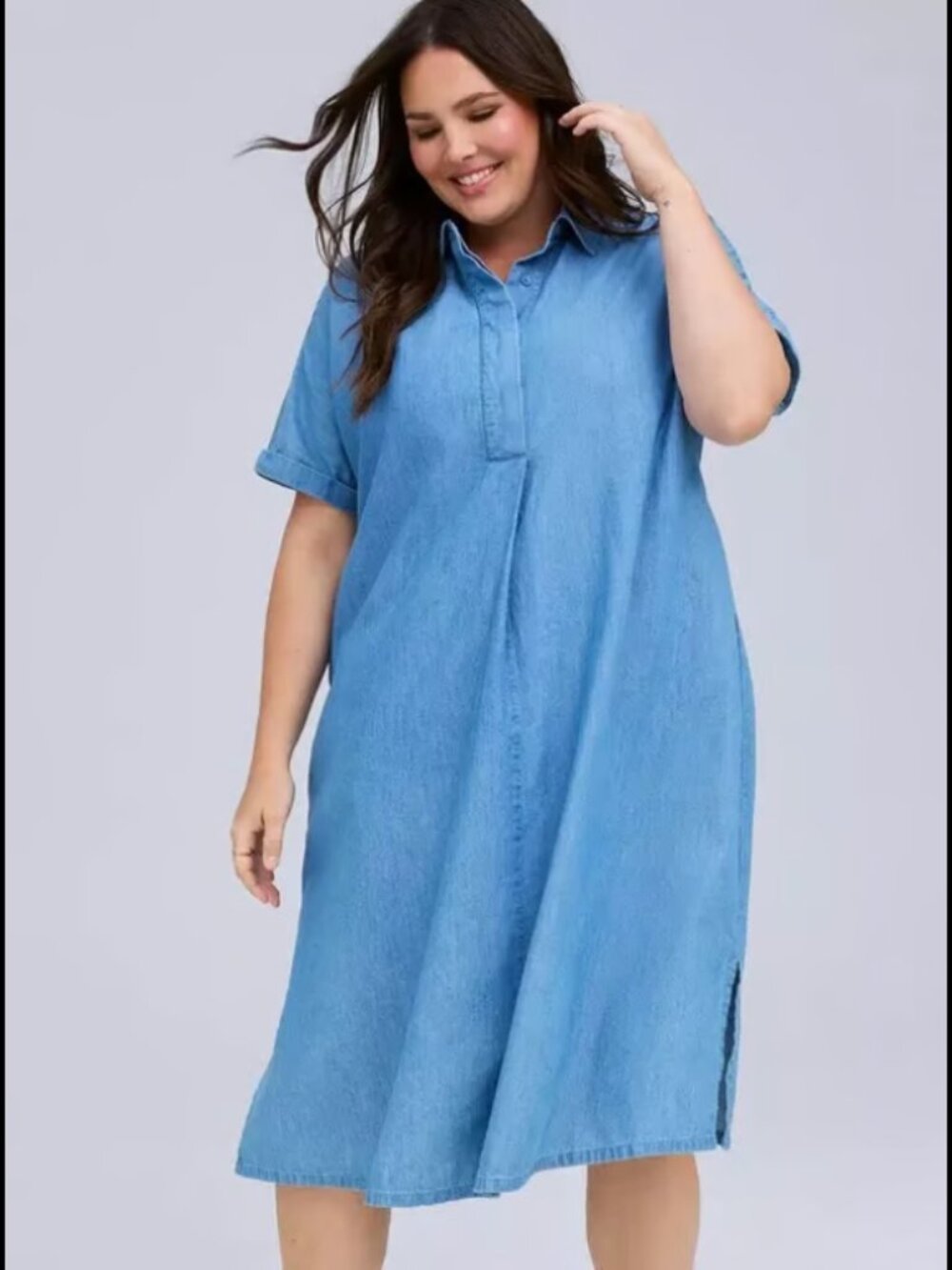 Torrid chambray dress